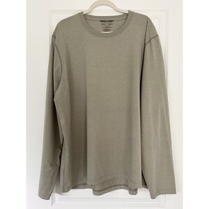 L.L. Bean Insect Shield Shirt Mens XXL Long Sleeve Performance Hiking Sage Green